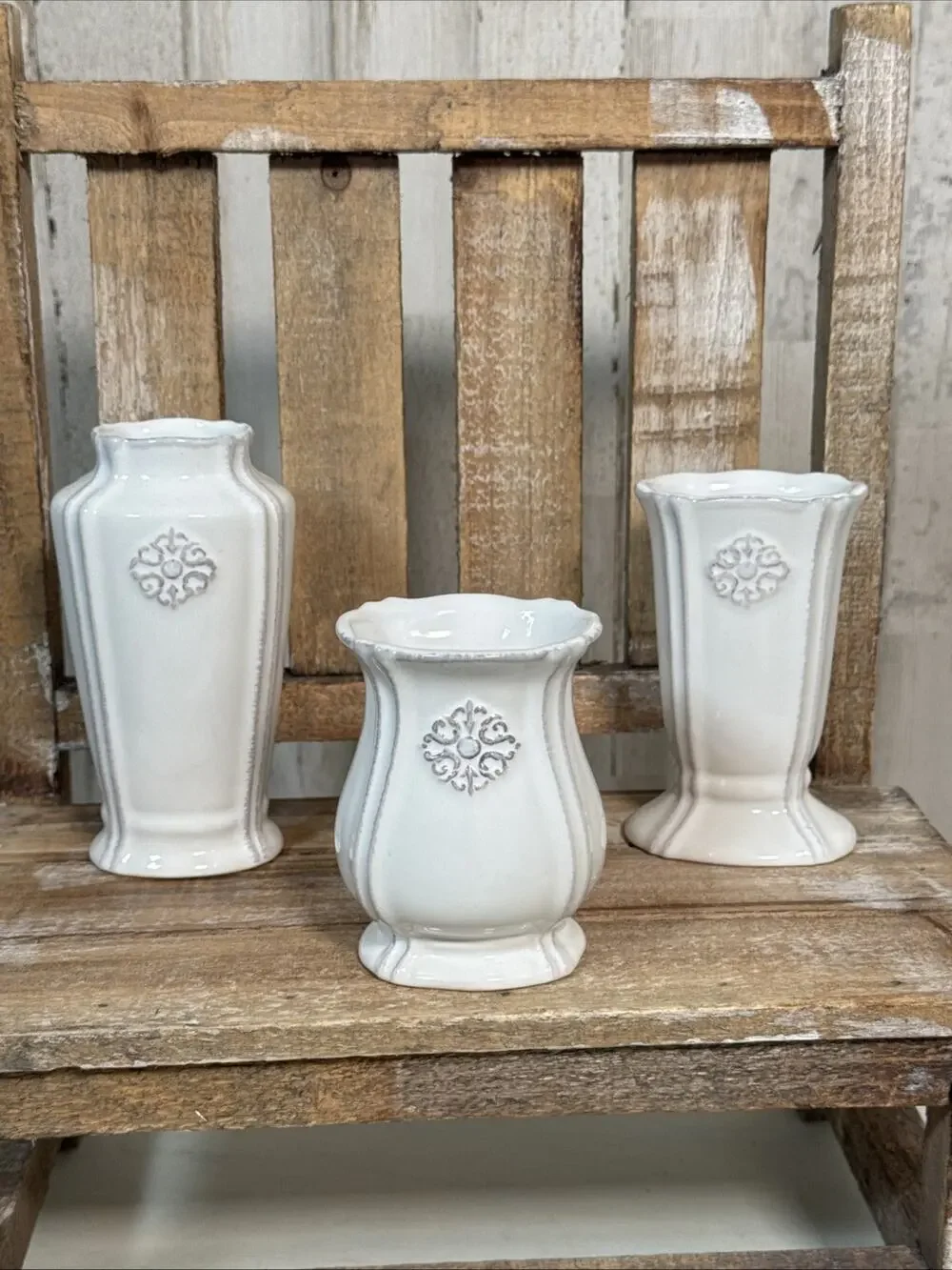 Southern Living Set Of 3 Mini Petite Bud Vases
